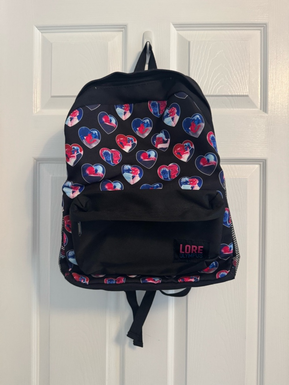 WEBTOON Lore Olympus Hades Persephone Heart Backpack